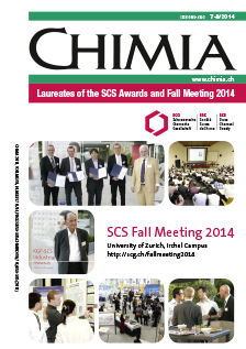 CHIMIA Vol. 68 No. 7-8 (2014): Laureates of the SCS Awards and Fall Meeting 2014