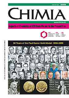 CHIMIA Vol. 63 No. 9 (2009): Aspects of Chemistry at UZH from Werner to the Present Day