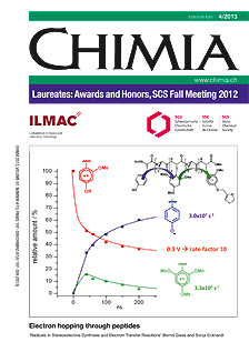 CHIMIA Vol. 67 No. 4(2013): Laureates: Awards and Honors, SCS Fall Meeting 2012